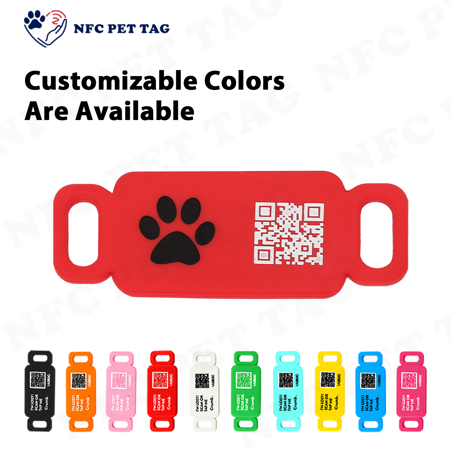 Personalized PET ID Tag Silent Silicone Soft Dog ID Tag