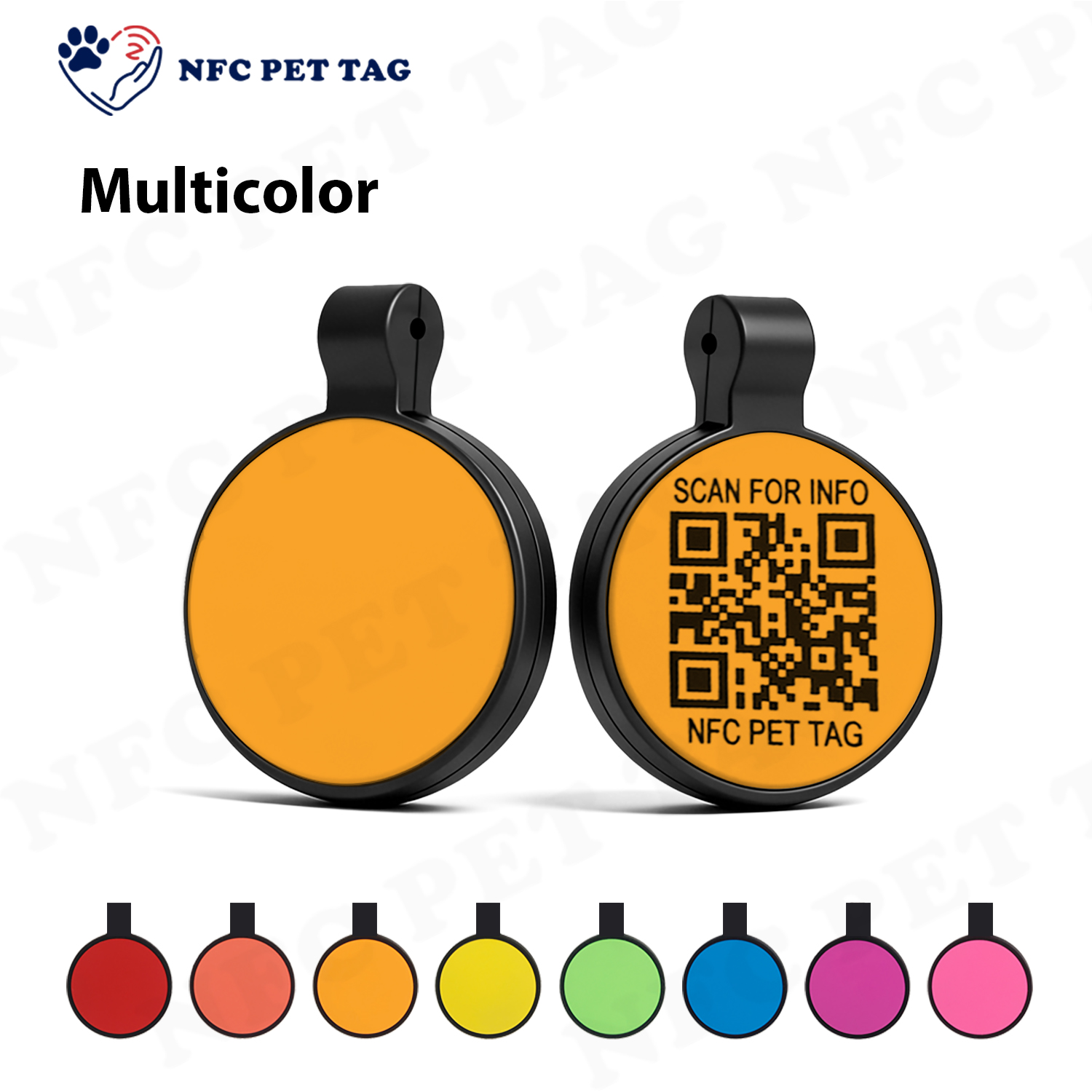 Wholesale Custom Printed Silicone Personalized Pet ID Tags Dog Tag