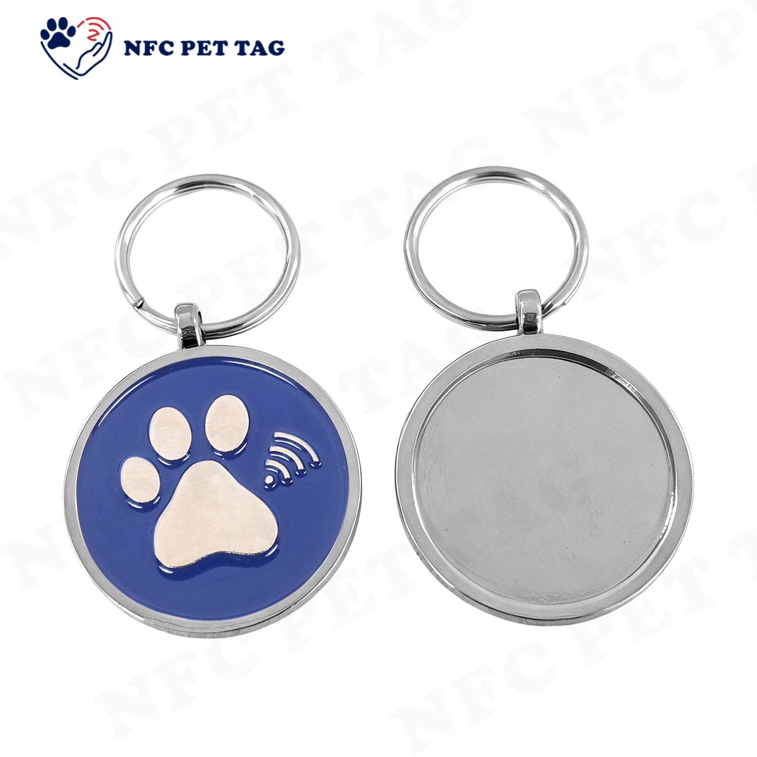 Remote Update Pet ID Tag Cat Harness Hiking Dog Leash NFC Pet Tag