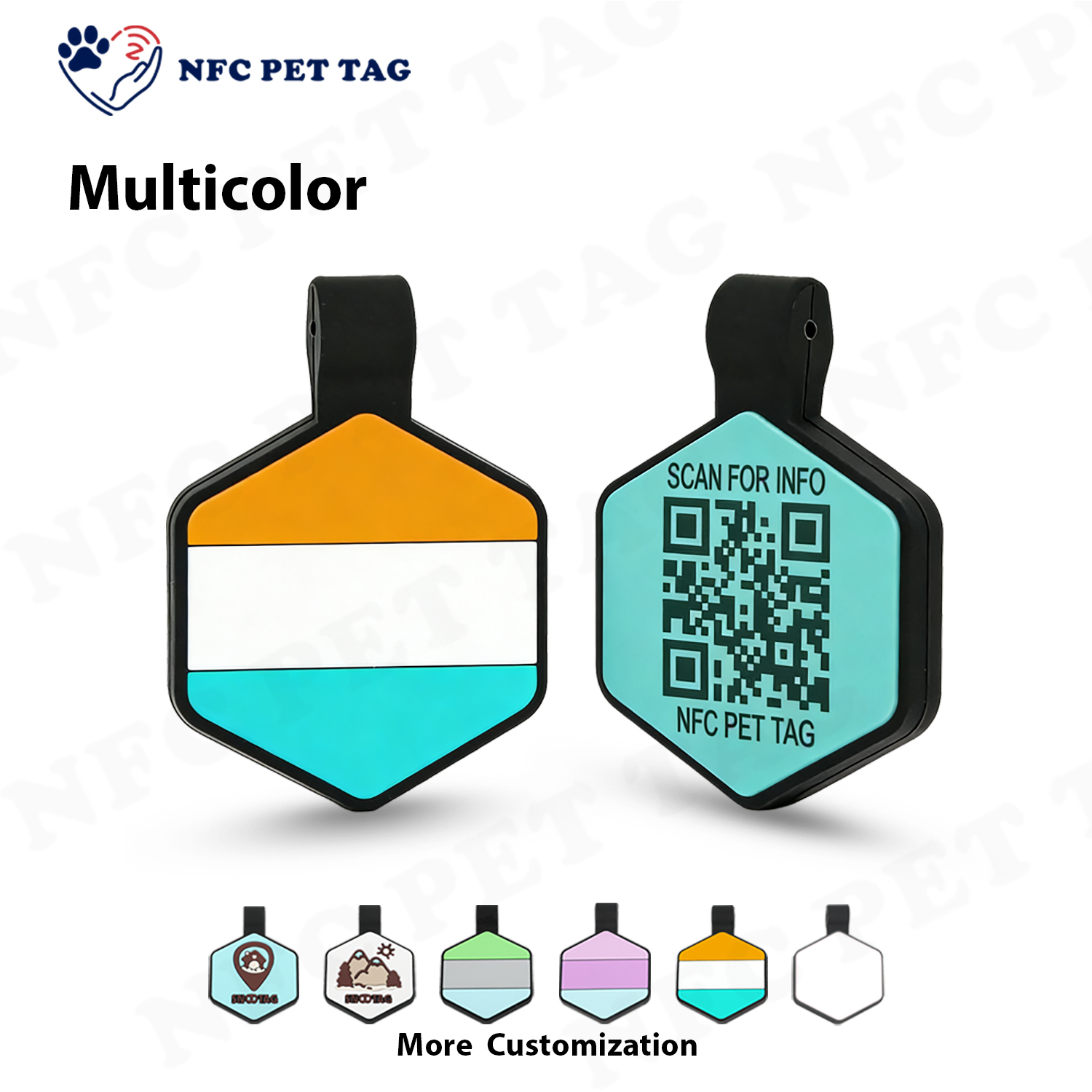 Cats Dogs Identification With QR Code RFID Animal Tracking Tags