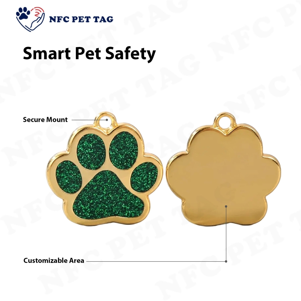 Personalized Zinc Alloy Pet ID Tags Custom Engraved Anti-Lost Pet Tag