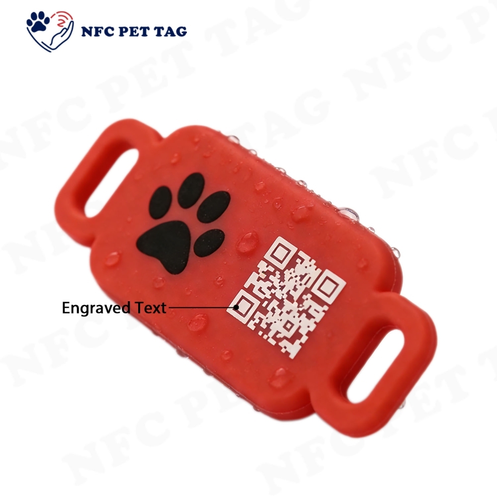 Personalized PET ID Tag Silent Silicone Soft Dog ID Tag