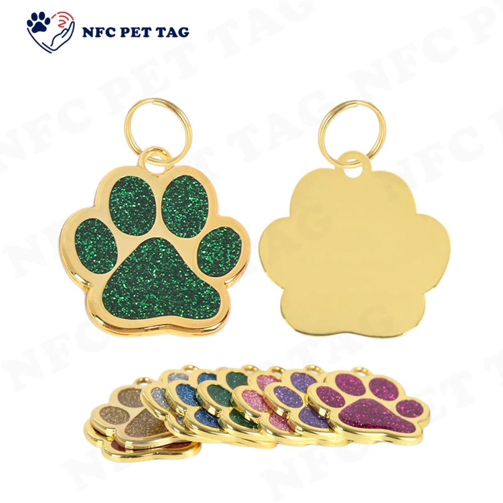 Personalized Zinc Alloy Pet ID Tags Custom Engraved Anti-Lost Pet Tag
