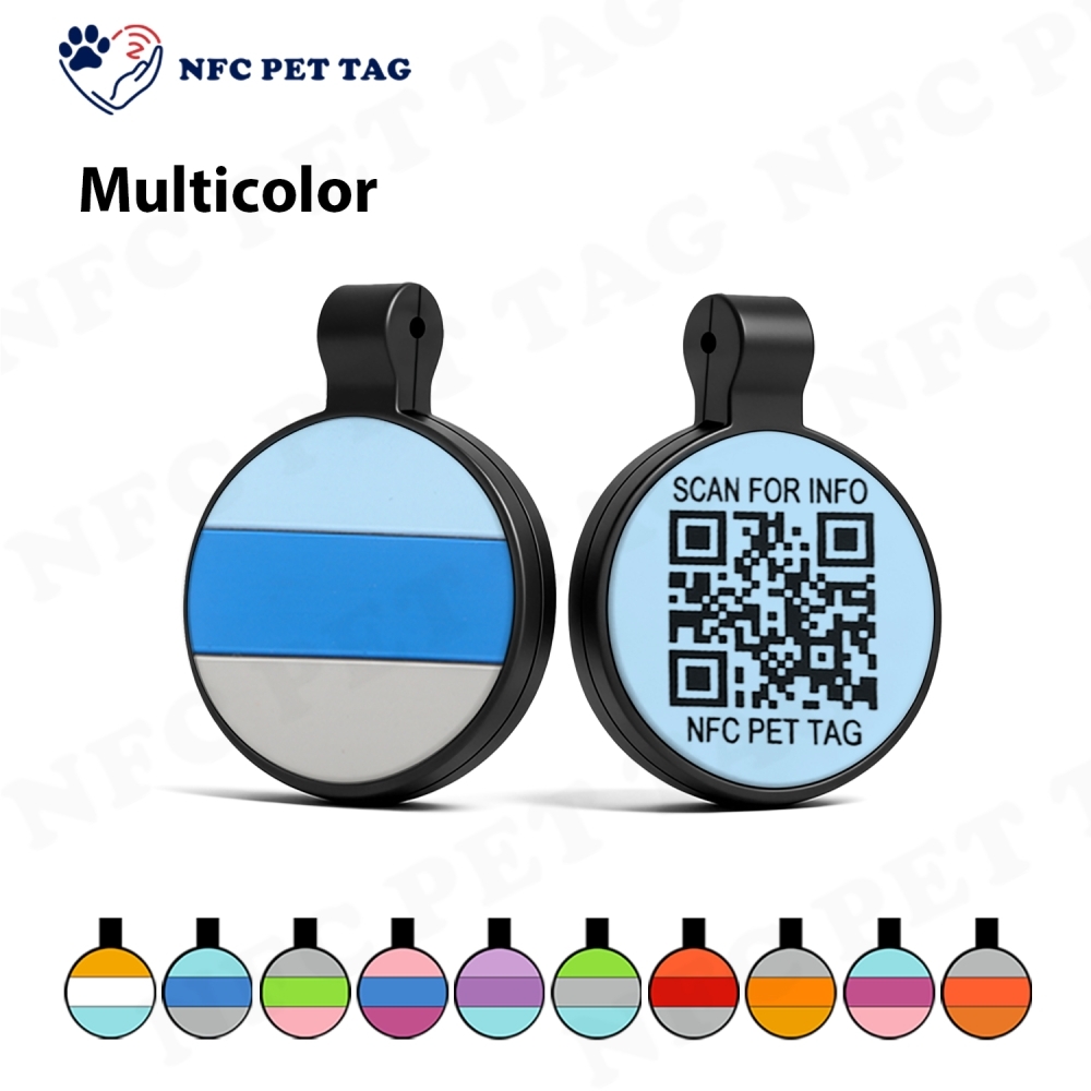 Manufacturer Custom NFC Personalized Silicone Pet ID Tag