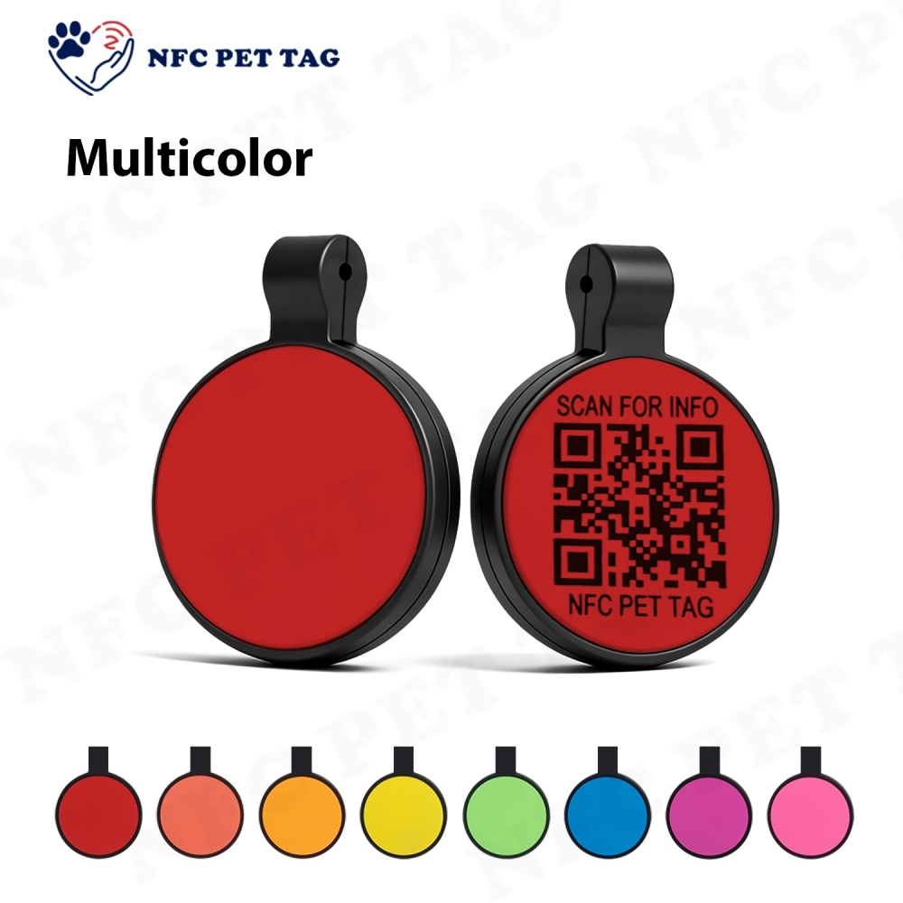 RFID NFC Finds Pet Dog Animal Tag Engraving Anti Lost Tags