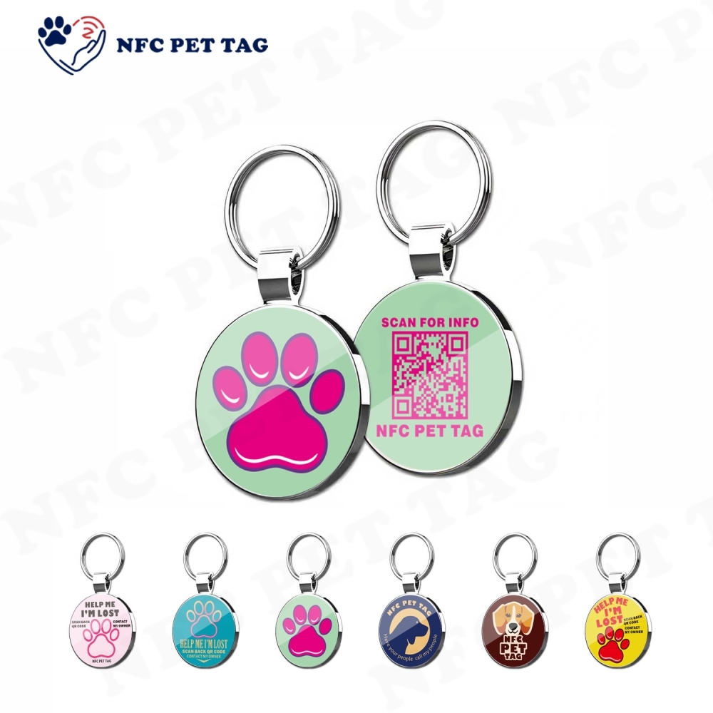 Multi-Functional Metal-Edged PVC Tag: Pet Identification Hotel Room RFID Key Card