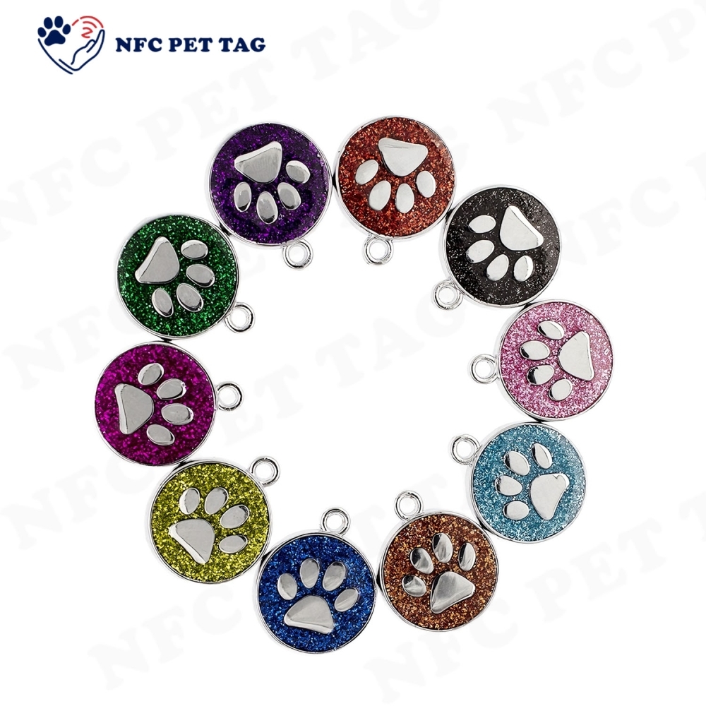 Blank Durable Metal Pet Tag Heavy-Duty Pet Collar Tag
