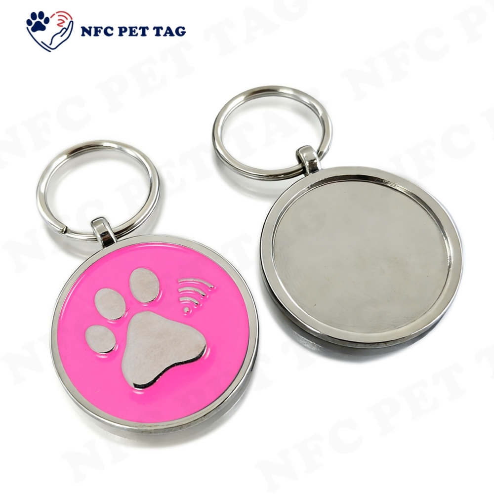 Senior Cat Leash Accessory Tag Garden Play Metal Cat Collar Tag