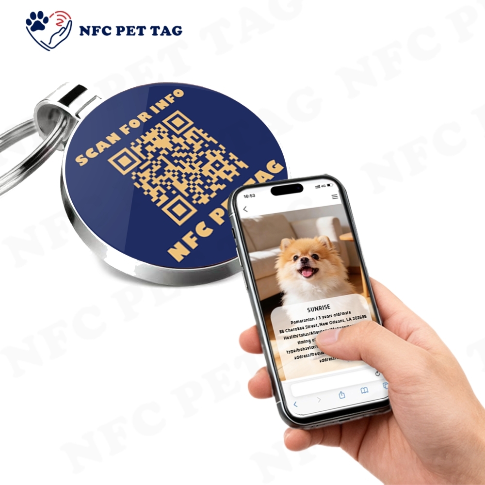 Security-First Encrypted NFC Hotel Key Card & Wear-Resistant Metal Pet Collar Tag