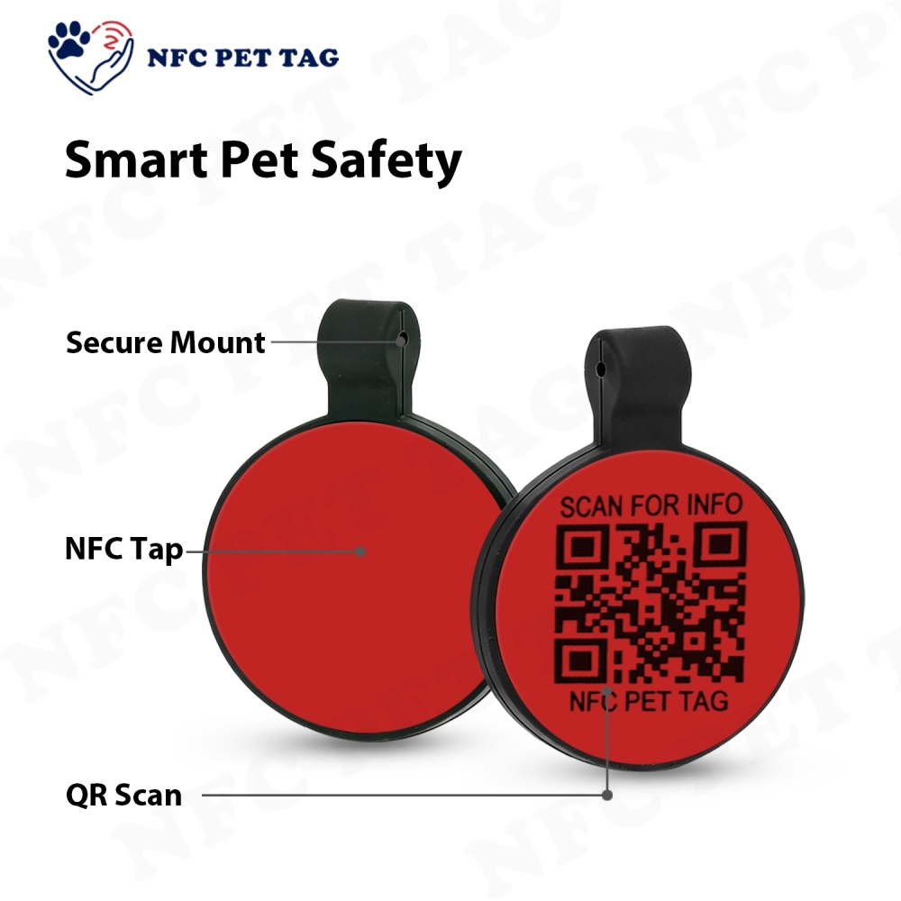 RFID NFC Finds Pet Dog Animal Tag Engraving Anti Lost Tags