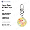 Personalized Medical Alert Engraved RFID Pet Tag for Outdoor Pets Durable Epoxy Pet ID Tag