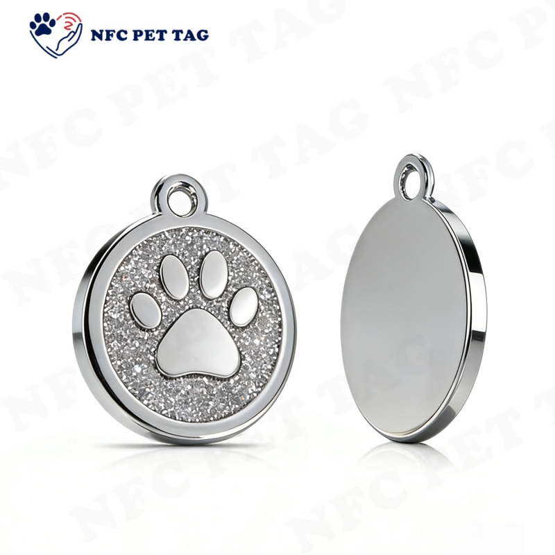 Durable Blank Metal Pet Tag Premium Pet Collar Tag