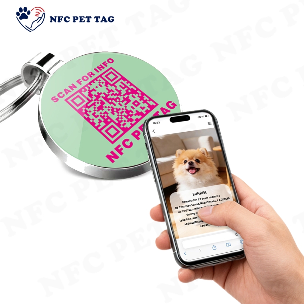 Multi-Functional Metal-Edged PVC Tag: Pet Identification Hotel Room RFID Key Card