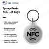 Anti-Loss RFID Pet Safety Tag with Precision Medical Alert Engraving Durable Epoxy Pet ID Tag