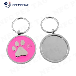 Senior Cat Leash Accessory Tag Garden Play Metal Cat Collar Tag