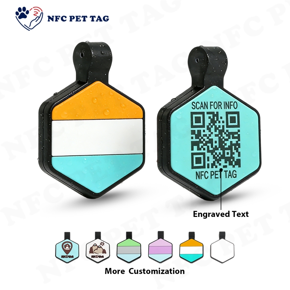 Cats Dogs Identification With QR Code RFID Animal Tracking Tags