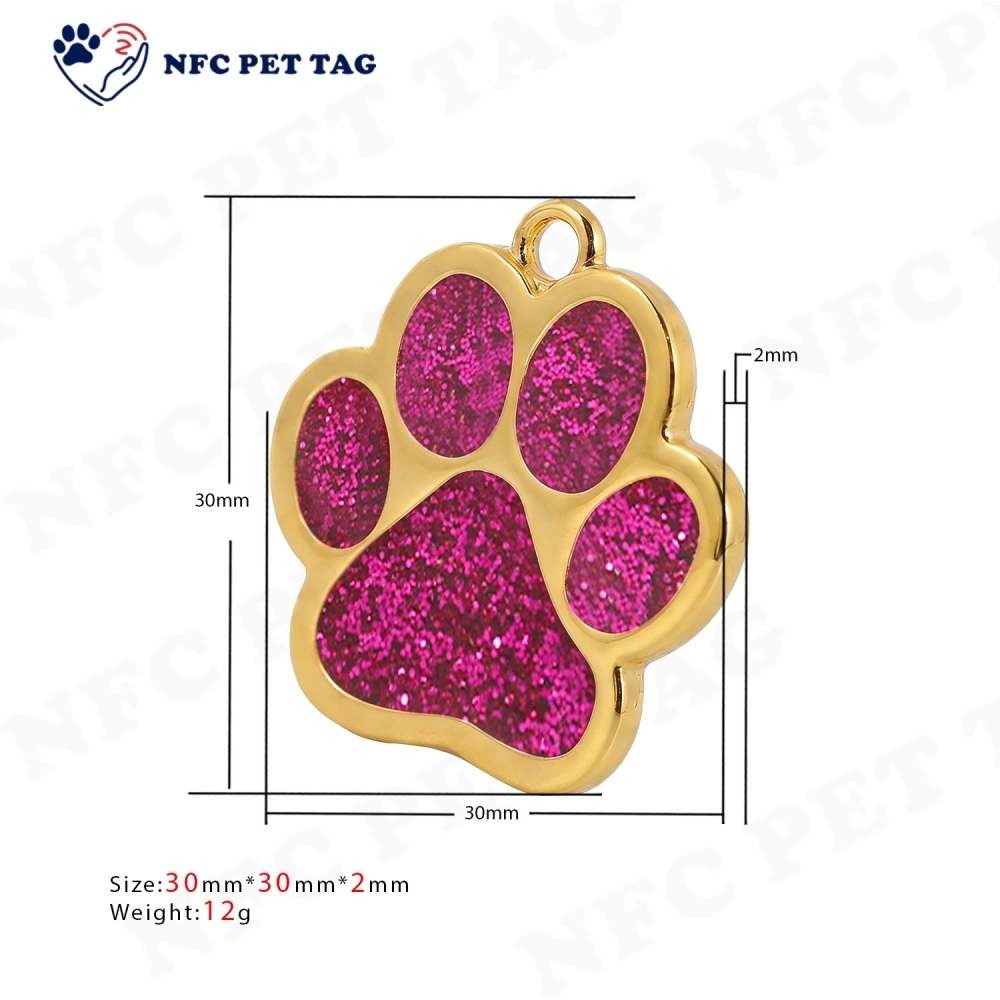 Factory Custom Luxury Dog Tags Metal Engraving Logo ID Pet Tag