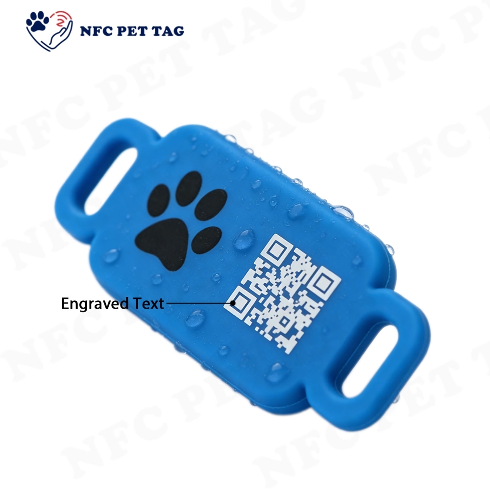 Durable PET ID Tag Waterprooft Silicone Soft Dog ID Tag