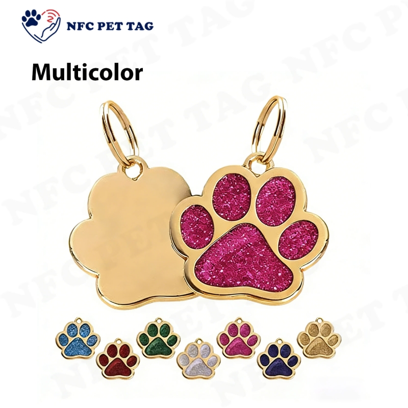 Factory Custom Luxury Dog Tags Metal Engraving Logo ID Pet Tag