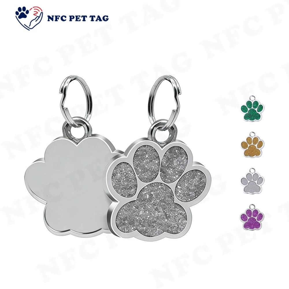 Personalized Engraved ID Metal Dog Tag Necklace ID Pet Tag