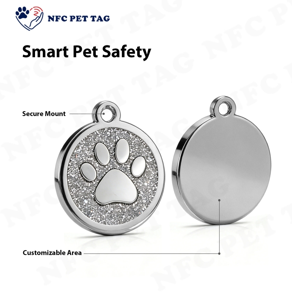 Durable Blank Metal Pet Tag Premium Pet Collar Tag