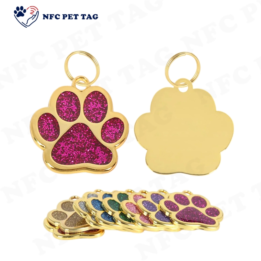 Factory Custom Luxury Dog Tags Metal Engraving Logo ID Pet Tag