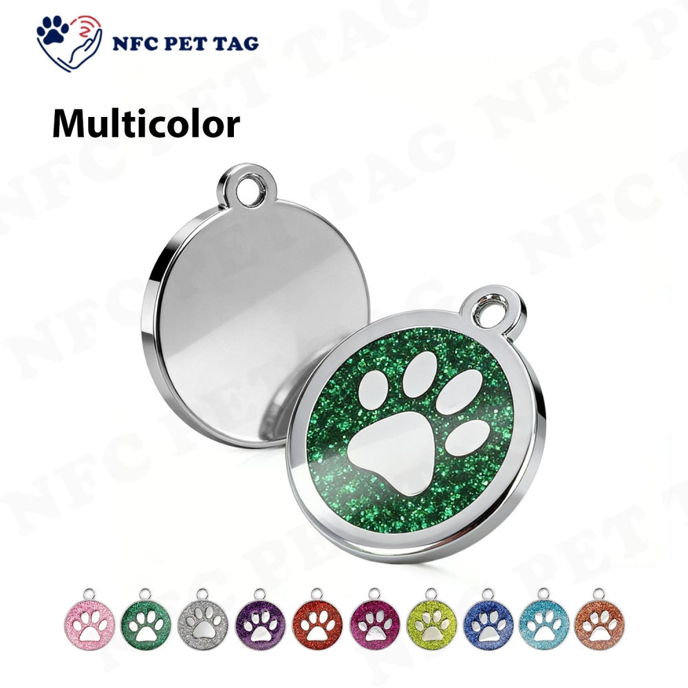 Blank Durable Metal Pet Collar Tag Heavy-Duty DIY Pet ID Tag