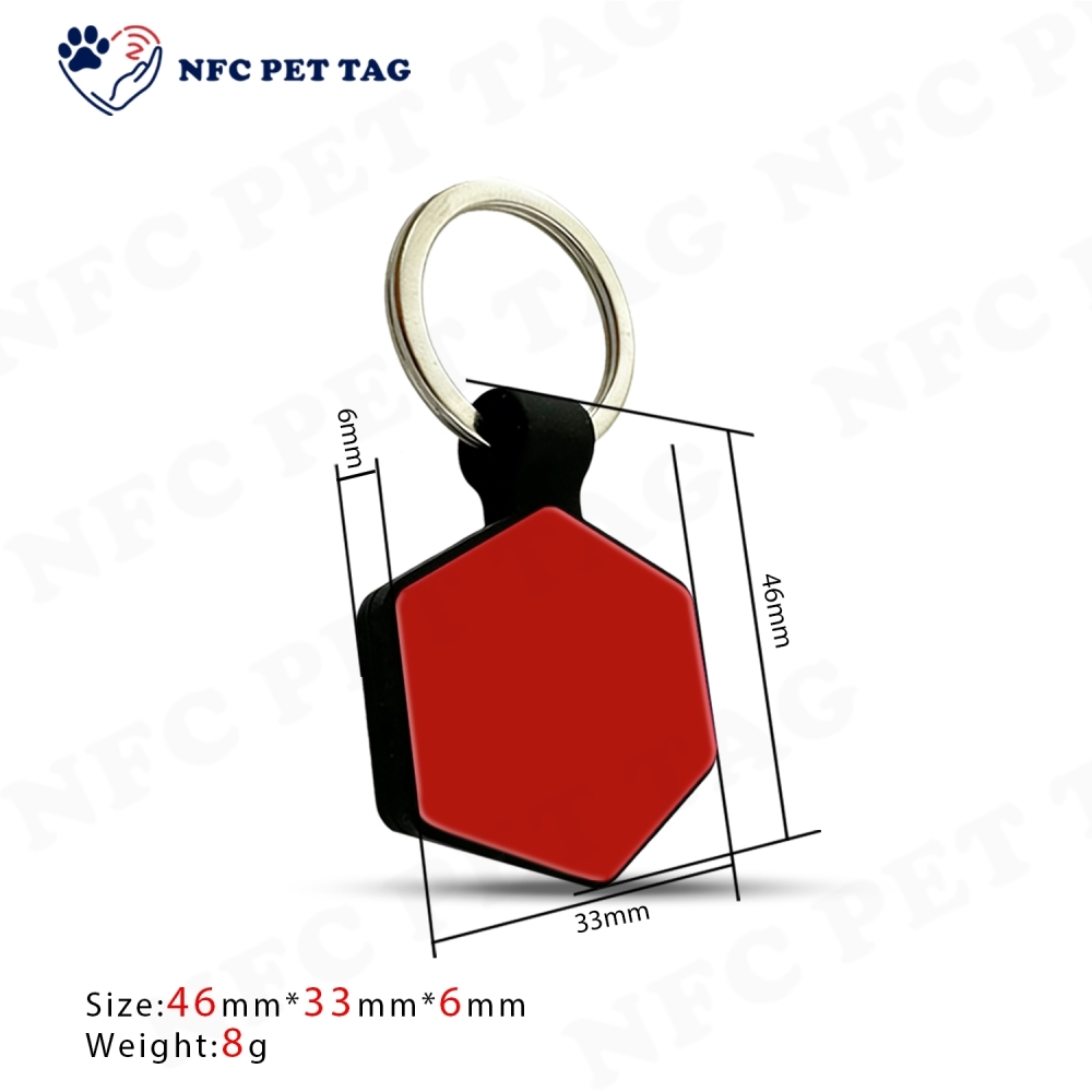 Customizable Anti-Lost QR Code URL Pet Collar Name ID Tag