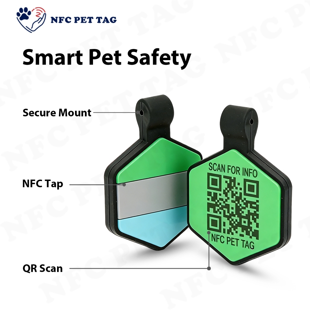 OEM ODM Custom Software with QR Code Silicone Dog Tag