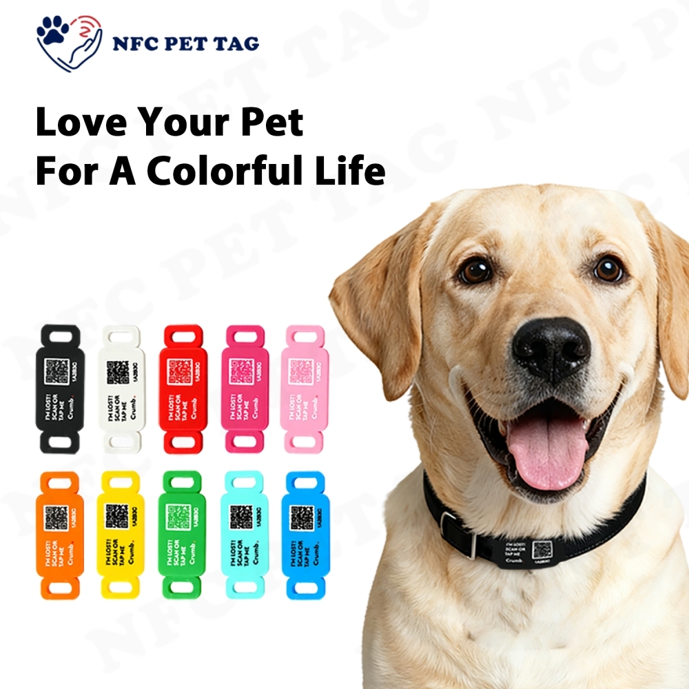 Personalized PET ID Tag Silent Silicone Soft Dog ID Tag