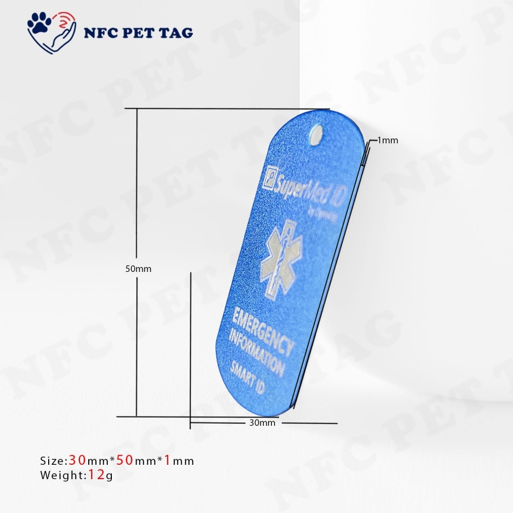 Custom Engraved Metal Dog Name Tag Durable Personalized Pet ID Tag