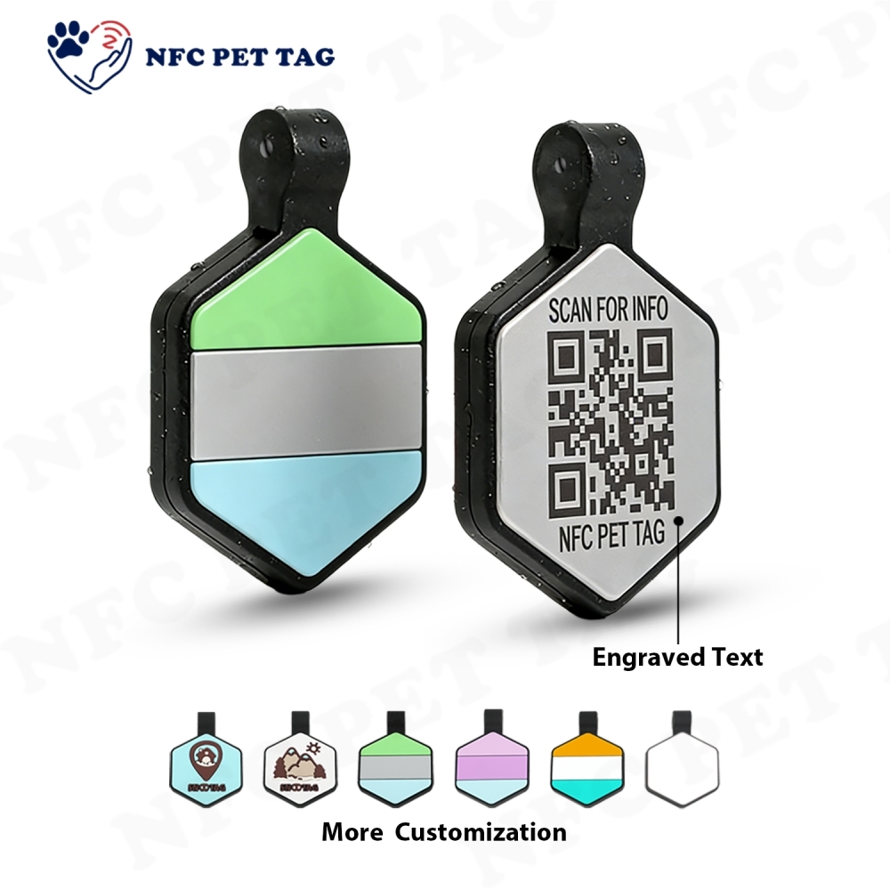 Custom Software Wholesale Tiny Barcode Cat Tag Personalized Pet ID Tags for Dog