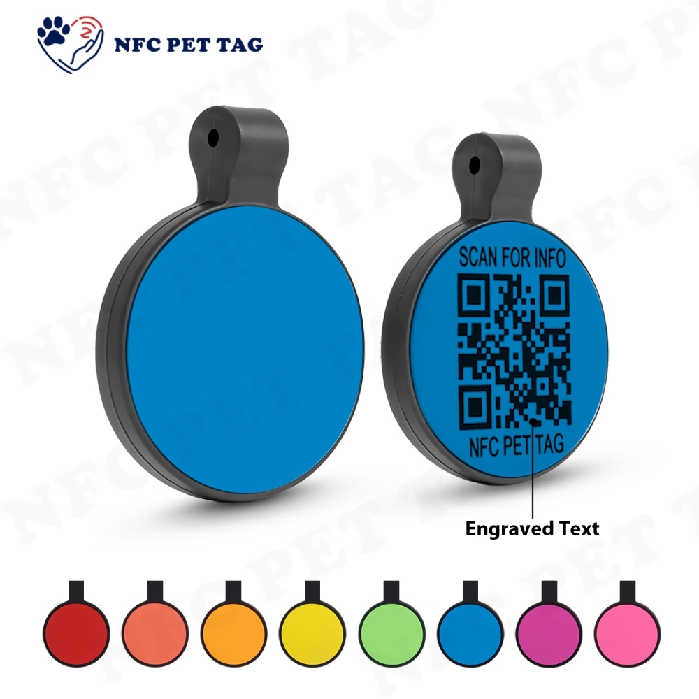 Unique ID Dog Tag Silicone Pet Name Tags With Engraved Owners' Name
