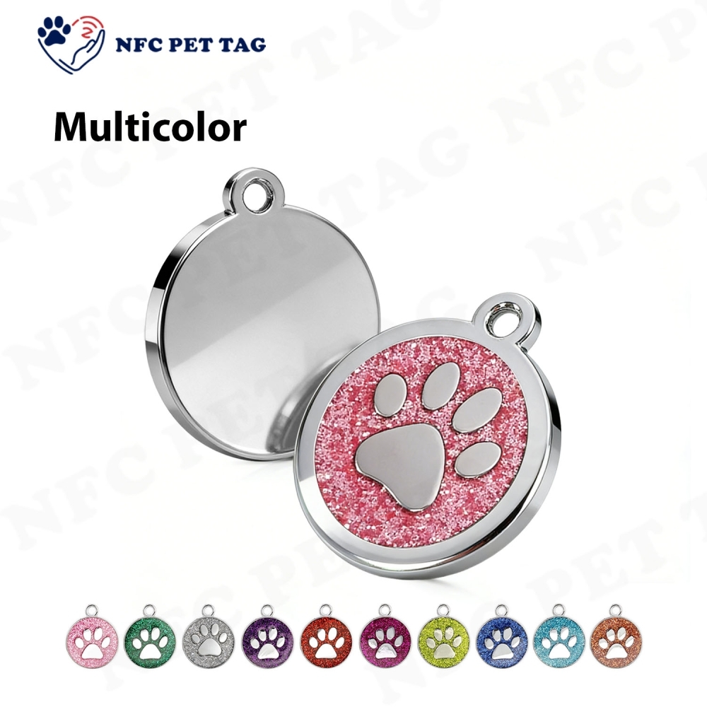Blank Durable Metal Pet Tag Heavy-Duty Pet Collar Tag
