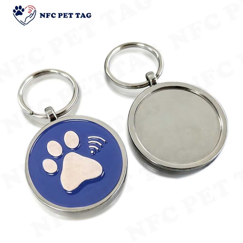 Remote Update Pet ID Tag Cat Harness Hiking Dog Leash NFC Pet Tag