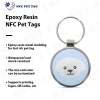 High-Definition Medical Alert Engraved Pet Tag with RFID Chip Durable Epoxy Pet ID Tag