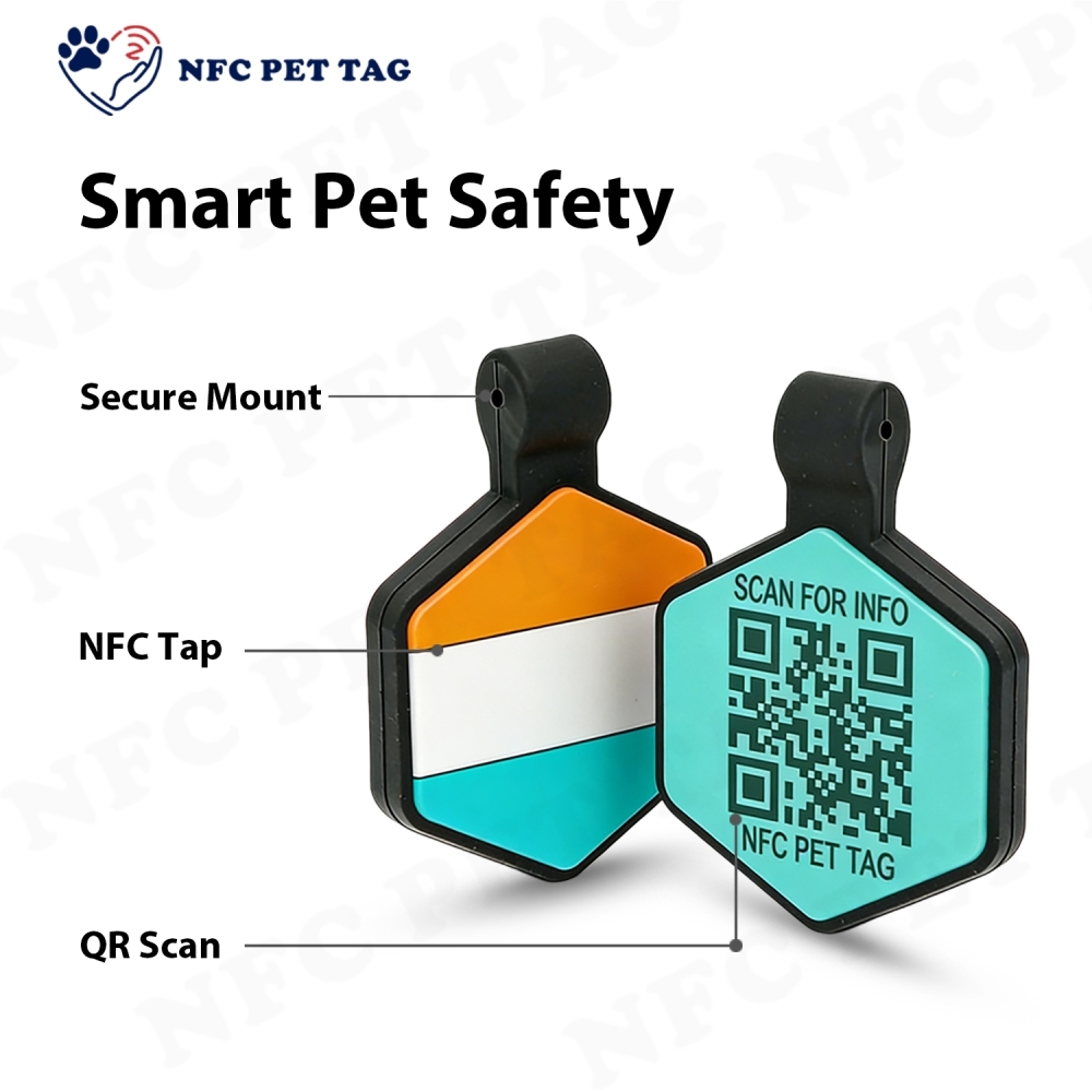 Cats Dogs Identification With QR Code RFID Animal Tracking Tags