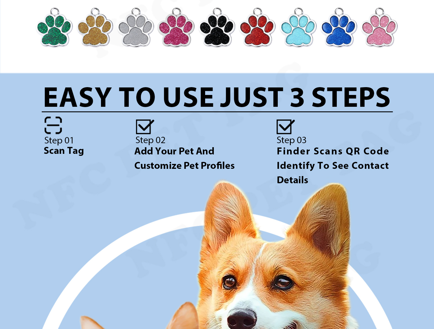 洒金金属爪子款银色包边详情页紫色NFC水印_03